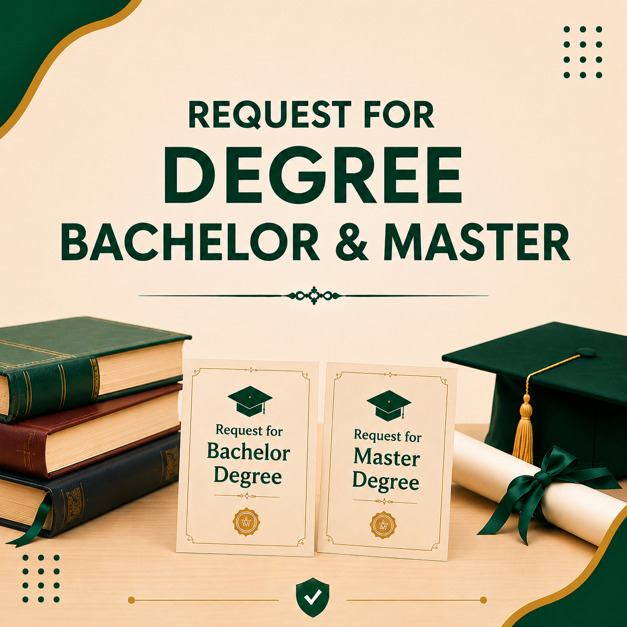 Application for a degree (Bachelor’s or Master’s)